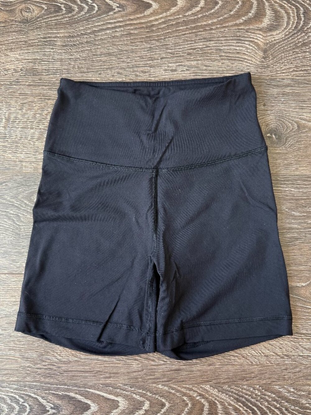 90 Degree by Reflex Black High Waist Biker Shorts Size M